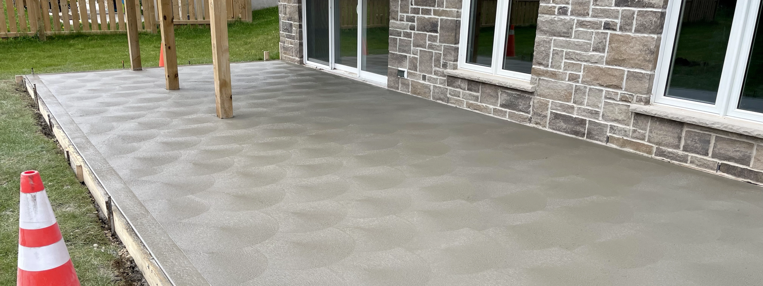 Custom Concrete Patio in Grey and Bruce Counties