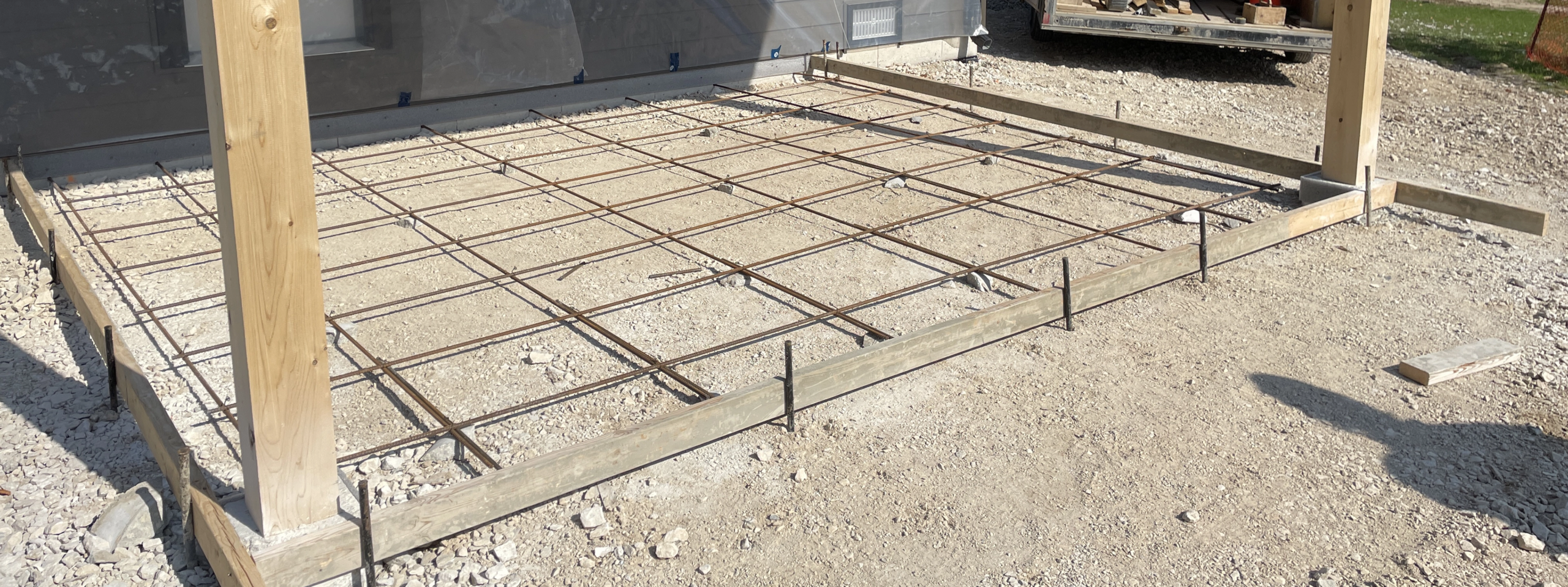 Custom Concrete Steps and Patio