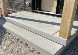 Custom Concrete Steps and Patio