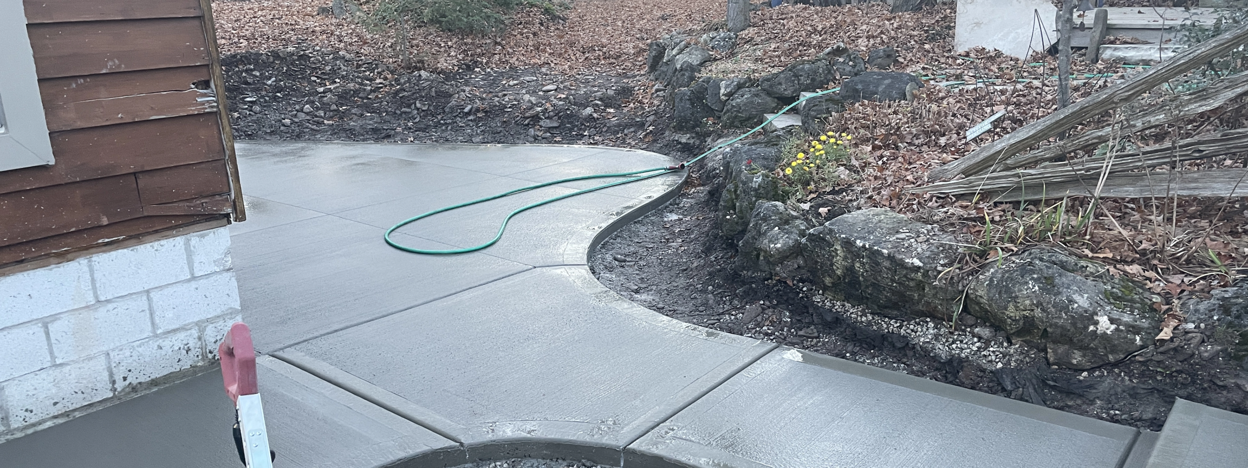 Custom Concrete Patio and Sidewalk - Grey and Bruce Counties