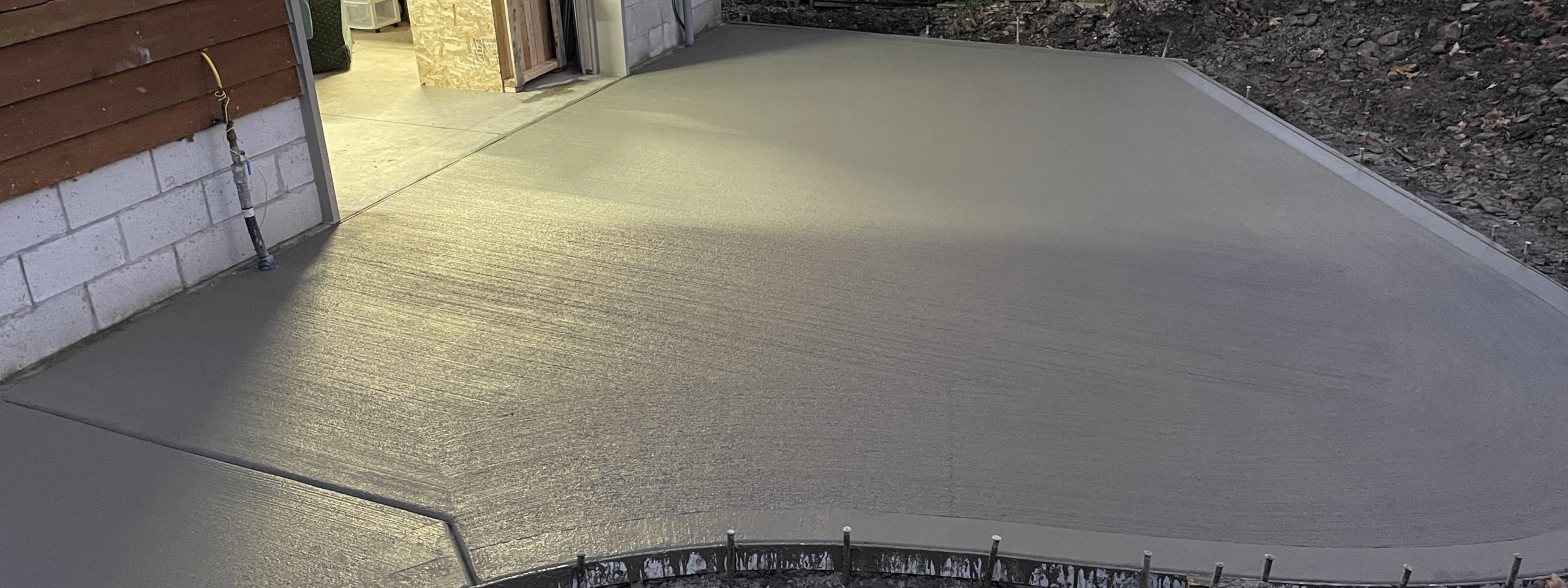 Custom Concrete Patio and Sidewalk - Grey and Bruce Counties