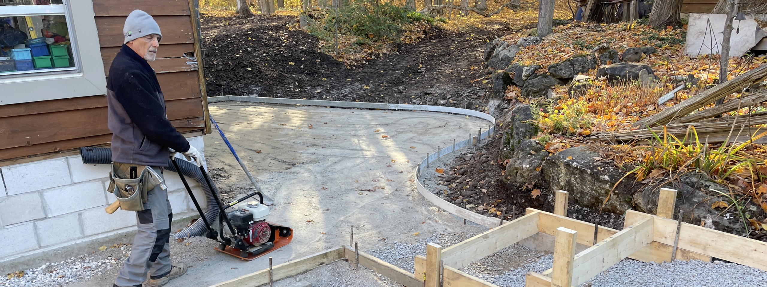 Custom Concrete Patio and Sidewalk - Grey and Bruce Counties