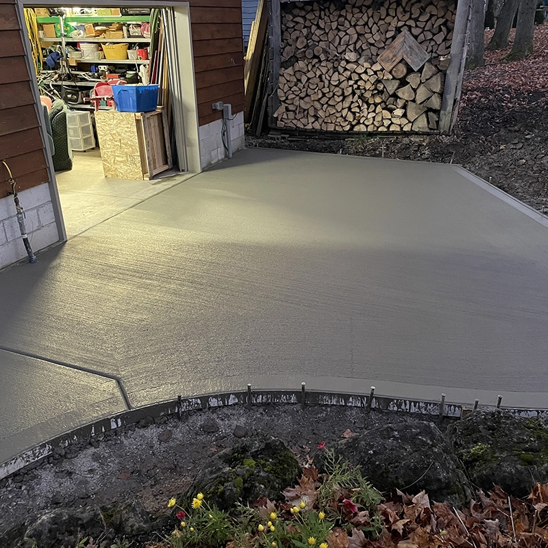 Custom Concrete Patio and Sidewalk - Grey and Bruce Counties
