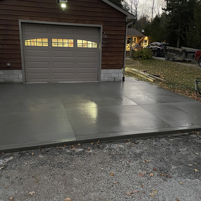Custom Concrete Patio and Sidewalk - Grey and Bruce Counties
