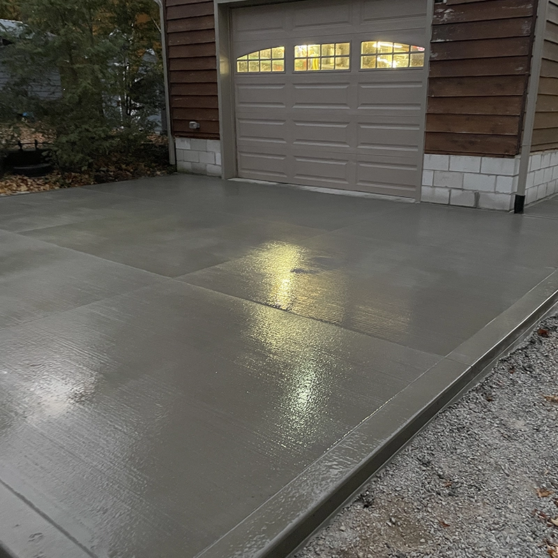 Custom Concrete Patio and Sidewalk - Grey and Bruce Counties