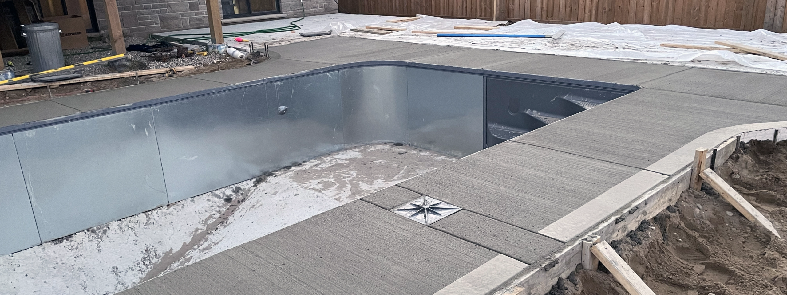 Custom Concrete Pool Patio