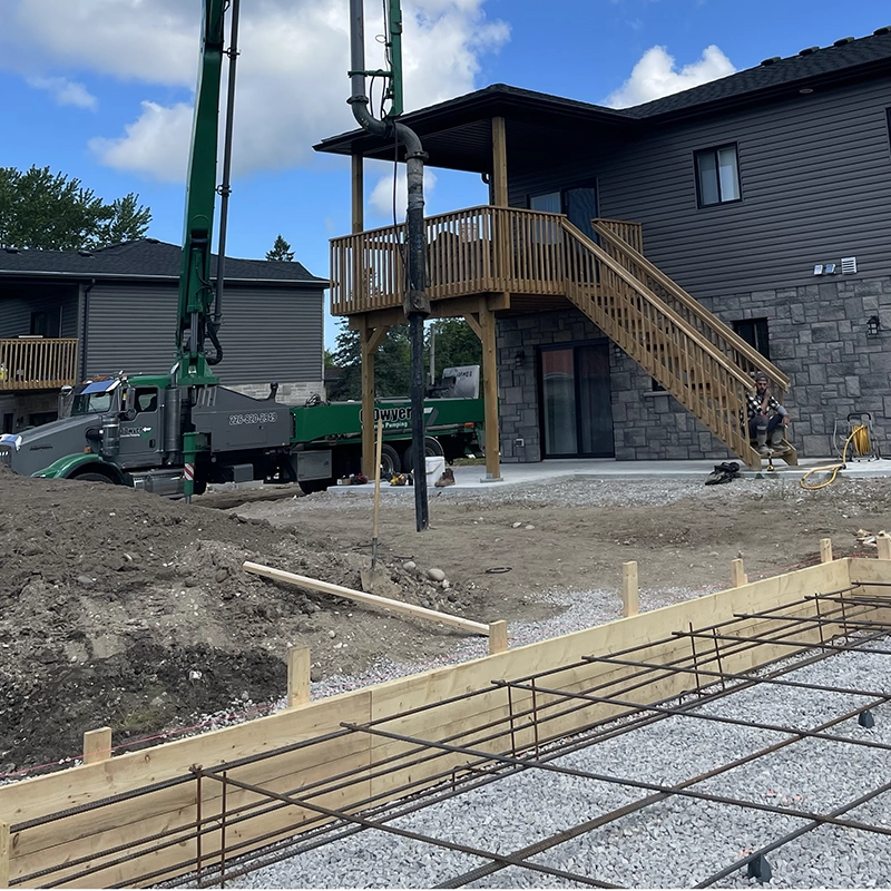 Custom Concrete Slab in Grey and Bruce Counties