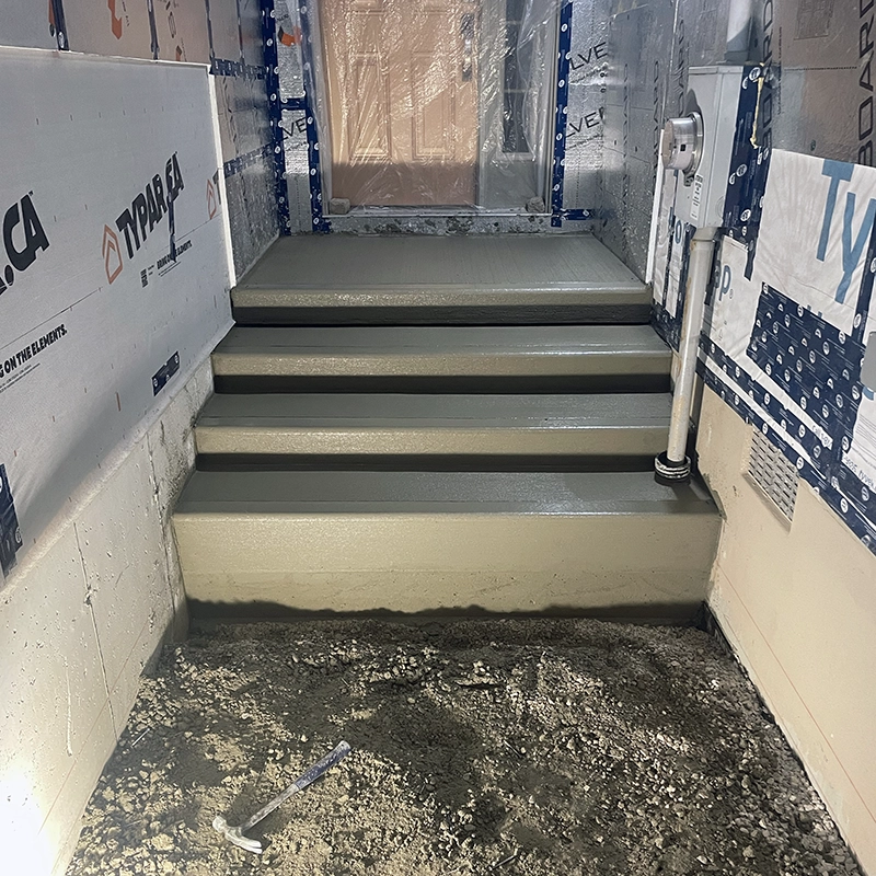 Custom Concrete Steps