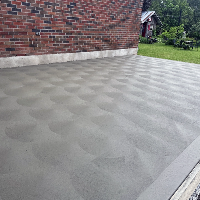Custom Concrete Walls and Patio